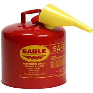 Eagle 5 Gallon Type 1 Safety Fuel Can